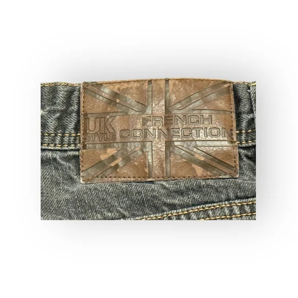 Vintage French Connection FCUK Men’s UK Style Straight Leg Jeans Size 36x30 - Picture 10 of 11